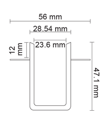 FORLİFE - FL-5541 1 Metre Sıva Altı Magnet Ray (1)