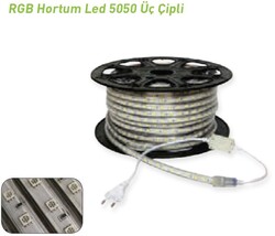  - Hortum Led / Yassı Tip / Metrede 60 Led / 220 Volt / Dış Mekan İP65 / RGB