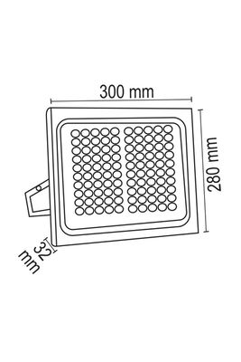 100W Slim Kasa SMD Projektör