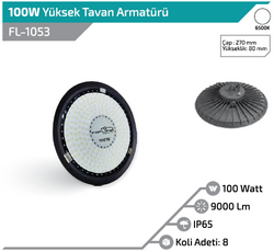 FL-1053 100W Yüksek Tavan Armatürü - Thumbnail