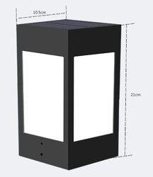 Solar Led / Fonksiyonel Bahçe Armatürü / 10w / İP67 - Thumbnail