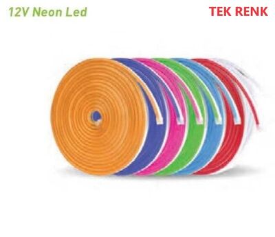 Neon Led / Yassı Tip / Metrede 120 Led / 12 Volt / Dış Mekan İP65 