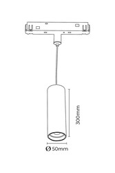 FL-6674 12W Magnet Sarkıt Armatür - Thumbnail