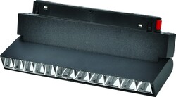  - 12W Silver Kompakt Lensli Hareketli Magnet Armatür