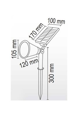 15W Solar Çim Armatürü