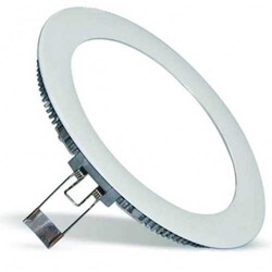 18W / LED PANEL / YUVARLAK / SIVA ALTI / 220V / SİYAH KASA - 3