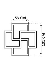 LEDAVM - 200W Labirent Linear Armatür (1)