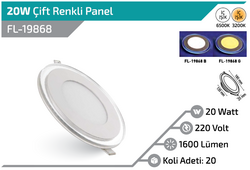 FORLİFE - FL-19868 20W Çift Renkli Panel (1)