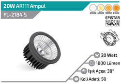 FL-2184 S 20W Vitrin Aydınlatma Armatürü - Thumbnail