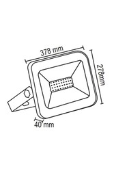 300W Slim Kasa SMD Projektör - Thumbnail