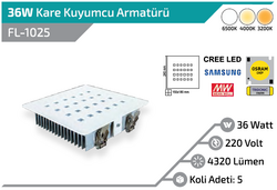 LEDAVM - 36W Kare Kuyumcu Armatürü (1)