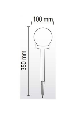 3W Solar Glop Çim Armatürü