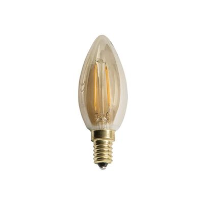 4 Watt Flamanlı Rustik Mum Ampul