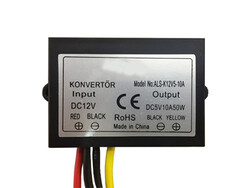 LEDAVM - 12 Volt 5 Volt Konvertör 10 Amper