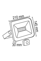 FORLİFE - 50W Sensörlü Projektör (1)