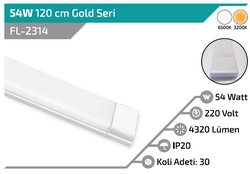 FORLİFE - FL-2314 54W Gold Seri 120CM Bant Armatür (1)