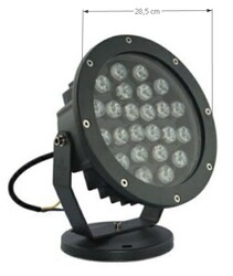 LEDAVM - 54 Watt / Bahçe Armatür / Alüminyum Kasa / Yuvarlak / IP65 / Sıva Üstü / 220 Volt (1)