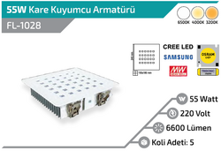 LEDAVM - 55W Kare Kuyumcu Armatürü (1)