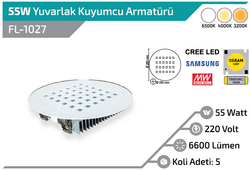 LEDAVM - 55W Yuvarlak Kuyumcu Armatürü (1)