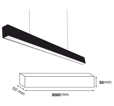 5*5*300CM / 95W / LİNEAR ARMATÜR / 220V