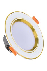 FORLİFE - 5W Gold Kasa Çoklu Renk Dekoratif Downlight