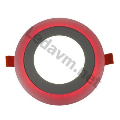 6 Watt Kırmızı Beyaz Işık Sıvaaltı Led Panel