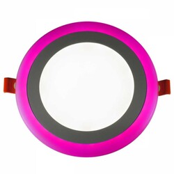 6 Watt Pembe Beyaz Işık Sıvaaltı Led Panel - Thumbnail