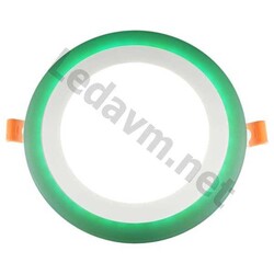 LEDAVM - 6 Watt Yeşil Beyaz Işık Sıvaaltı Led Panel