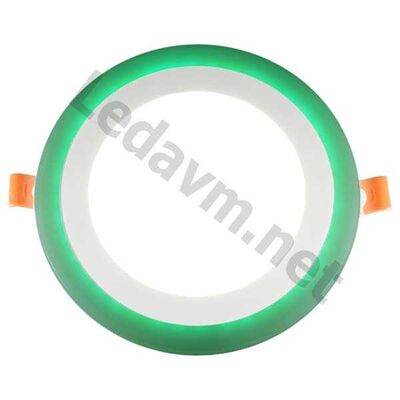 6 Watt Yeşil Beyaz Işık Sıvaaltı Led Panel - 1