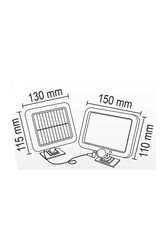 FL-3229 / Solar Led Projektör / 60w / Smd Led / ip67 / 5m Kablo - Thumbnail