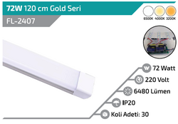 FORLİFE - FL-2407 72W Gold Seri 120CM Bant Armatür (1)