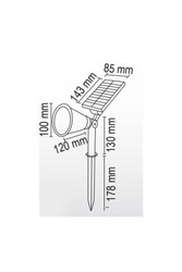 FORLİFE - 7W Solar Çim Armatürü (1)