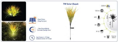 Solar Led / Başak / 7w / ip67 