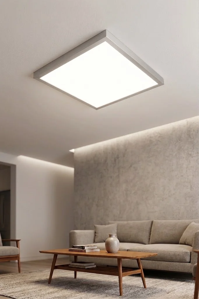 ACK AP21-26610 36W 60x60 sıva üstü kare LED panel, beyaz kasa, 4000K doğal beyaz