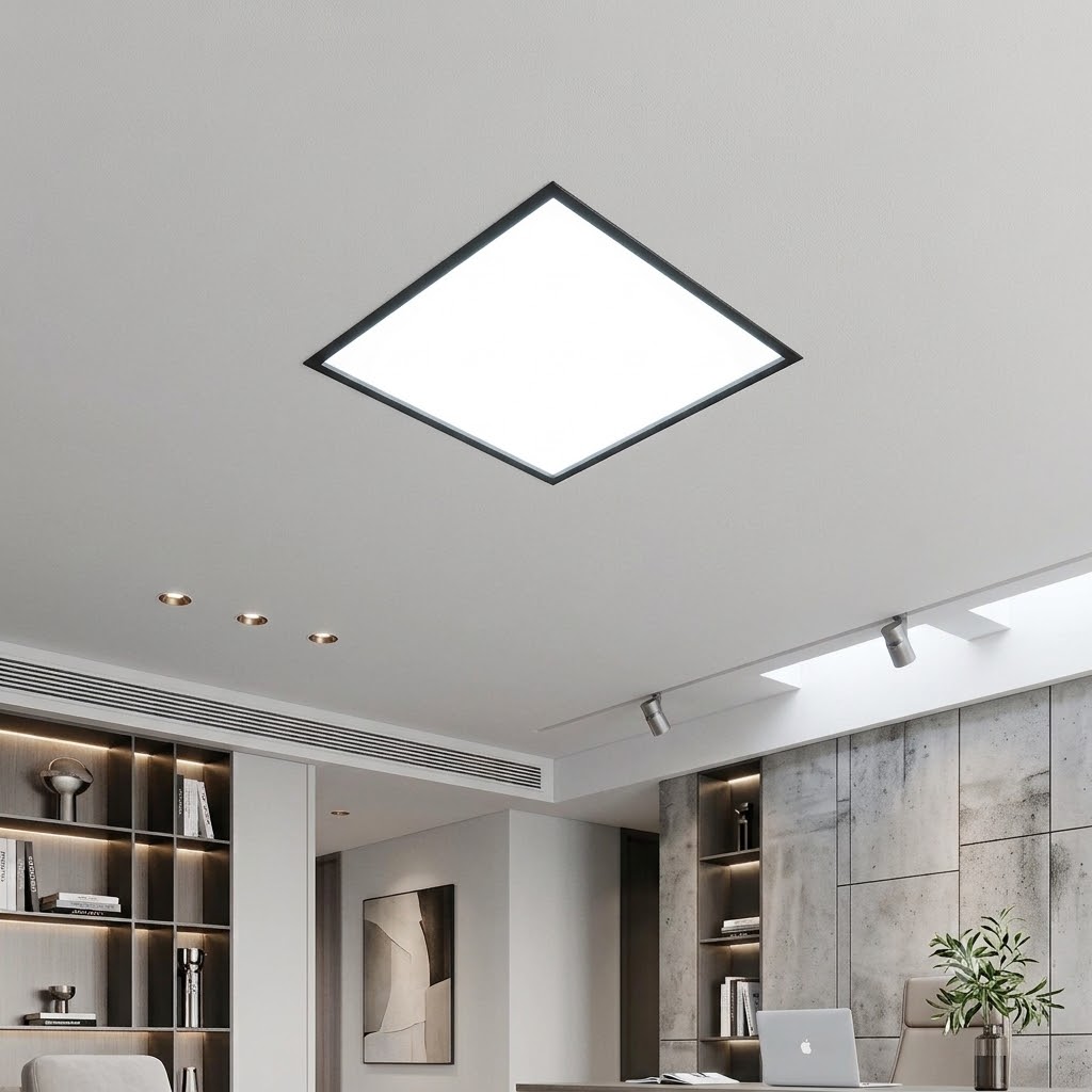 ACK AP20-46601 42W Siyah Kasa Sıva Altı Backlight Kare Led Panel