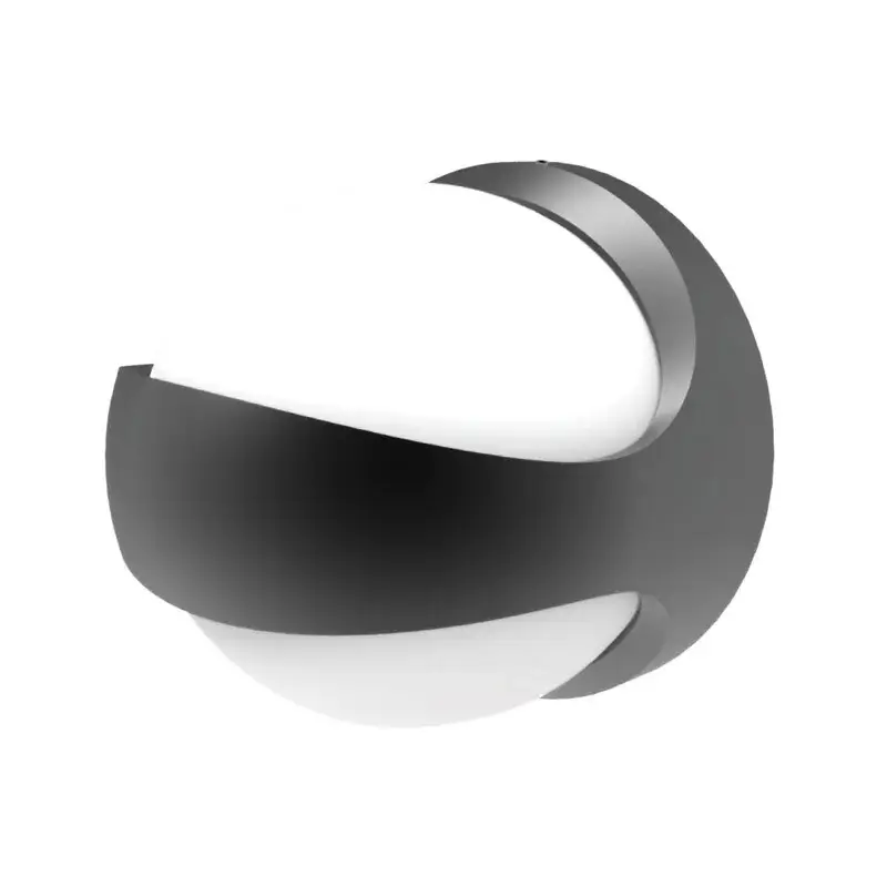 ACK AG40-01402 Günışığı 13W Siyah Osram Norma B Bahçe Duvar Apliği 3000K - Thumbnail