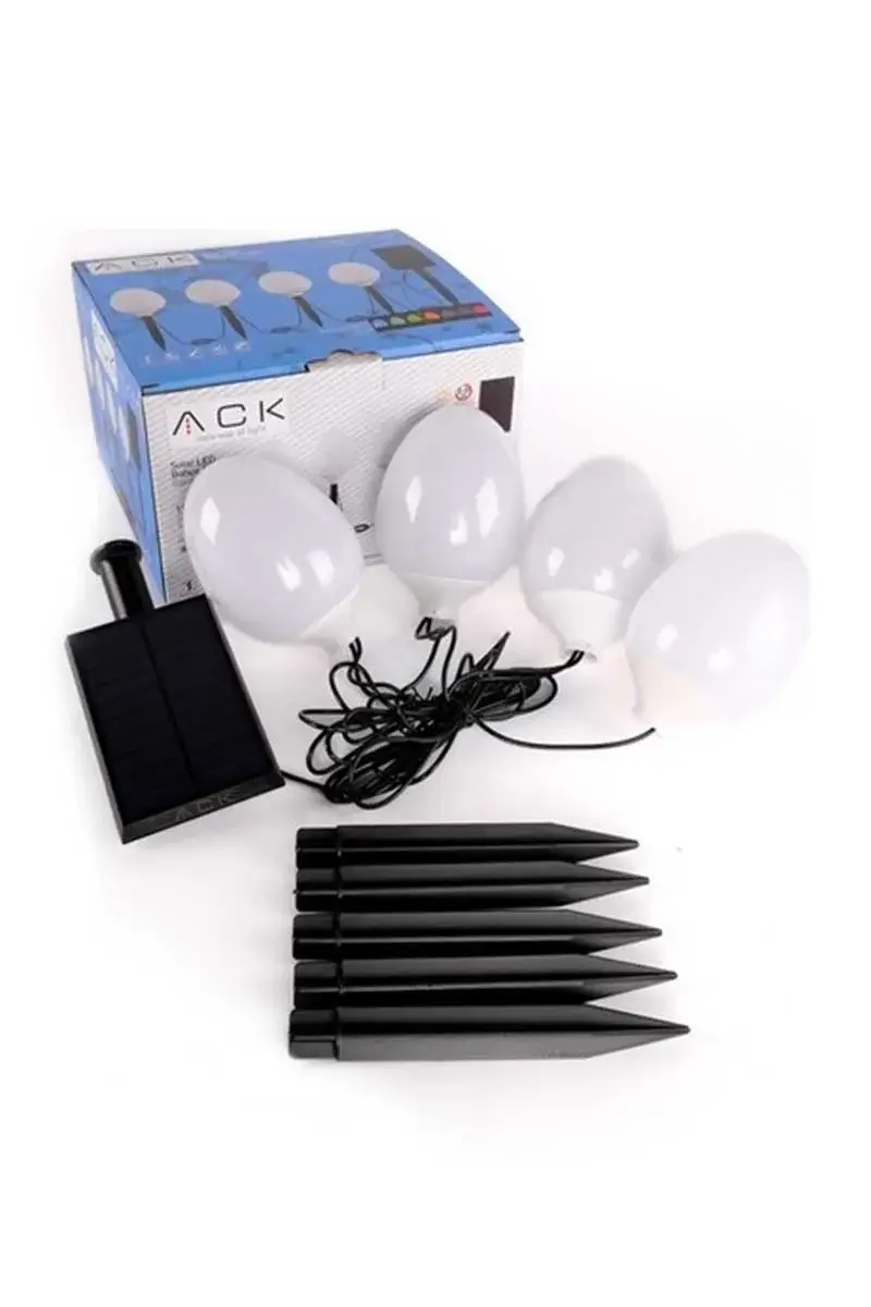 ACK - ACK AG60-05891 RGB Solar Led Kazıklı Bahçe Armatürü (1)