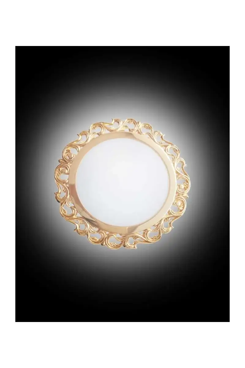 ACK AH04-11236 Gold Kasa Sıva Altı Dekoratif Led Panel Armatür 6500K Beyaz 12 Watt