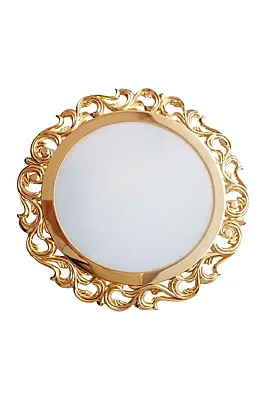 ACK AH04-11236 Gold Kasa Sıva Altı Dekoratif Led Panel Armatür 6500K Beyaz 12 Watt - 1