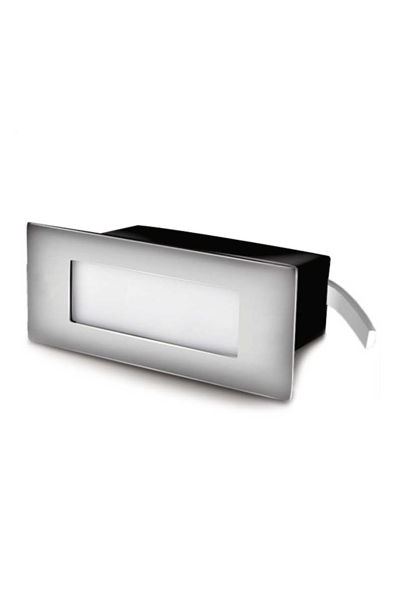 ACK - ACK AH07-01164 Mavi Dikdörtgen Led Merdiven ve Duvar Armatürü 1.5 Watt