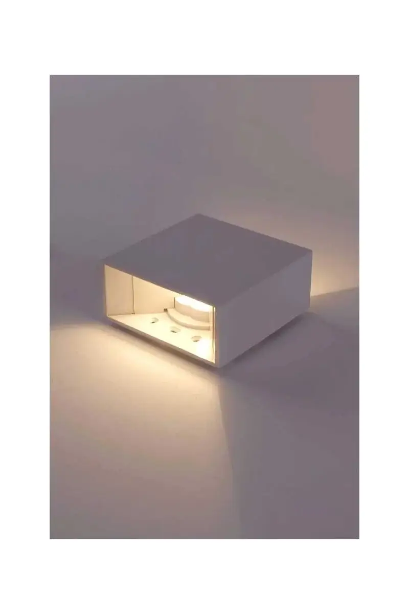 ACK AH07-03500 Günışığı Beyaz Kasa Led Duvar Apliği 4 Watt 3000K
