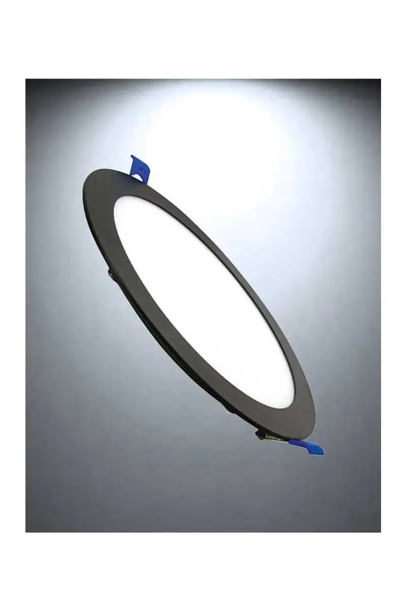 ACK - ACK AP01-02031 Beyaz 6500K Siyah Kasa Sıva Altı Yuvarlak Led Panel Armatür 20 Watt (1)