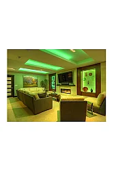 ACK AS01-00305 Yeşil Üç Çip 60 Ledli Silikonsuz İç Mekan Şerit Led 14.4 Watt 12 Volt 5 METRE (1)