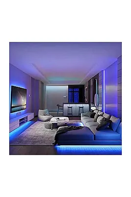 ACK AS01-00306 Mavi Üç Çip 60 Ledli Silikonsuz İç Mekan Şerit Led 12 Volt 14.4 Watt 5 METRE - 2