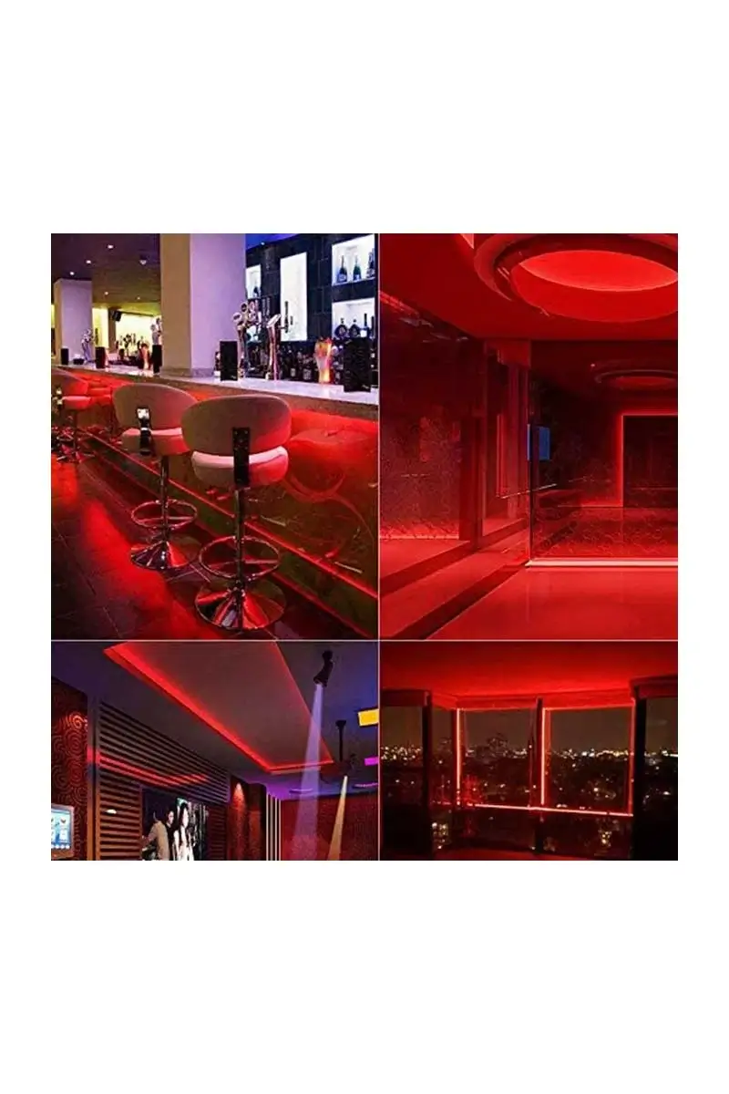 ACK AS01-00804 7 Watt 12V Kırmızı 4040 Şerit Led 5 Metre