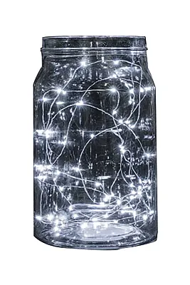 ACK AS90-00403 Beyaz 100 Ledli Ampullü Eklenebilir Led Işık 10 Metre 220 Volt 6500K - 1