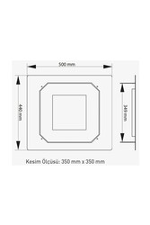 ACK - ACK AT38-06010 60W 4000K Ilık Beyaz Kanopi Led Armatür (1)