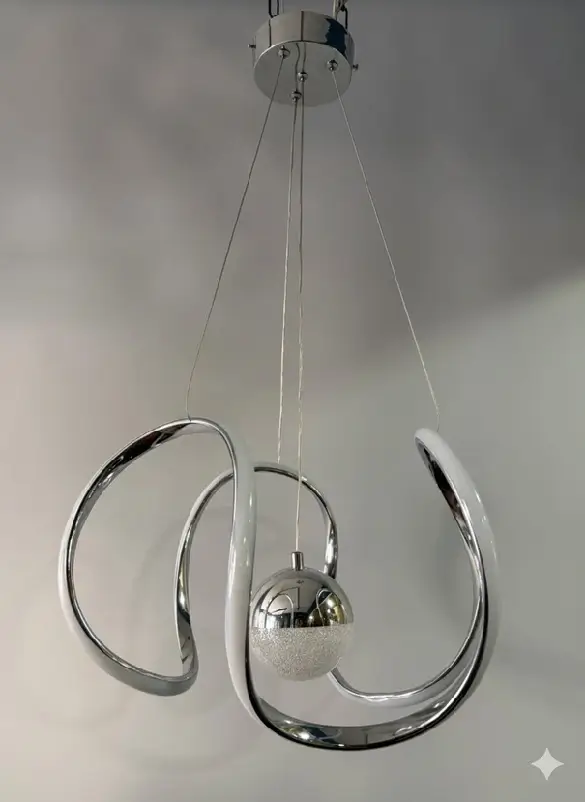 LEDAVM - Atina Krom Led Avize 3 Renk