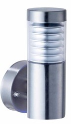  - Bahçe Duvar Armatürü Mat Krom 26 Cm