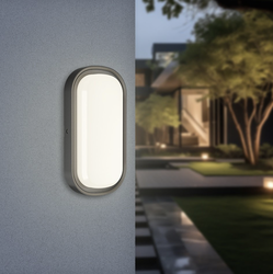 Braytron BC18-00281 Siyah Kasa Eslips Dış Mekan LED Aplik 12 Watt - Thumbnail